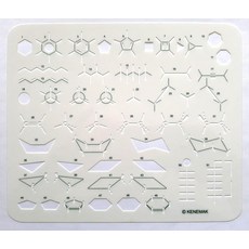 Oorganic Chemistry 스텐실 드로잉 분자 템플릿