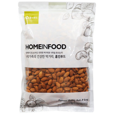 홈인푸드 볶음아몬드 1kg 24년산 햇 아몬드 견과류, 1개