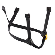 PETZL 加長 DUAL 雙拉力頷帶 安全帽配件 下巴帶 提升安全穩固, 1個, 黃色/黑色