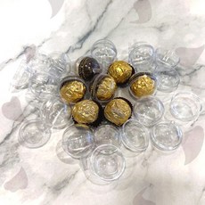 원형 투명 아크릴 초콜릿 포장 케이스 꽃다발 선물용, 상세페이지 참조