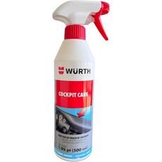 아쿠아네이션 상품 목록: Wurth 실내용 케어 500mL 스프레이 – 내부 세정제 및 보호제 플라스틱 비닐 고무용 새틴 무광 마감 신선한 과일 향기 실리콘 무첨가 포, 아쿠아네이션 상품 목록: Wurth 실내용 케어 500