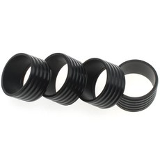 FDXGYH 테니스 라켓 그립 밴드 고무 링 미끄럼 방지 배드민턴 흡수성 오버그립 2개 블랙 227391 6238223003, 4PCS, 4PCS