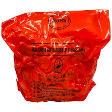 J&H 防靜電乳膠手指套/手指套/防靜電指套/拋棄式指套/一次性指套, 1個, 1300個裝