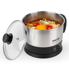 키친아트 라면포트 2인용 여행용 휴대용 전기 멀티 포트 라면 찌게 냄비, WMNP-A1000FT