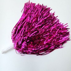 폼폼 치어리더 응원수술 스틱형 핑크 응원도구, 본상품