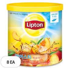 립톤 아이스티 분말 복숭아맛, 8개, 1.2kg