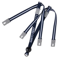 안전모턱끈 네이비 길이조절 스트랩 원터치버튼, 혼합색상, 1개