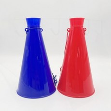 고깔 메가폰 확성기 응원 행사 소리 확대 도구, 1개, 상세페이지 참조, 레드