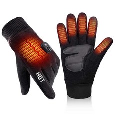 픽바이 겨울 usb 발열 등산 충전식 난방 패딩 오토바이 전열, 6000mAh, M1S 검정 손가락 발열