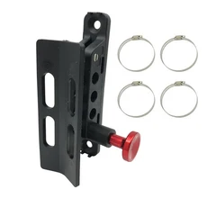 자동차 액세서리 조절식 롤바 소화기 거치대 병 홀더 TJ UTV 폴라리스 RZR 레인저용, 01 빨간, 1개