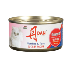 【丹DAN】愛貓罐頭 沙丁鮪魚口味，Omega 3&6，185g, 185g, 24個, 沙丁鮪魚