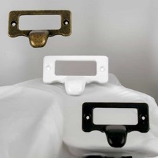 명찰손잡이 가구손잡이 대형 /백색/58x31/0184, 4)대/백색/58x31/0184, 본상품선택, 1개