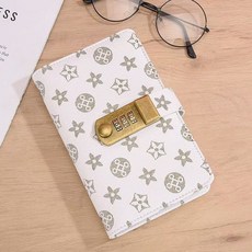 密碼鎖現金存款本100張 家庭財務本 兒童零錢存款本 紀念筆記收納本, 1個