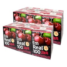 아임리얼 100 고농축 타트체리, 120ml, 12개