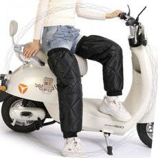 오토바이 방한 레그워머 무릎 보온 토시 바이크 라이딩 방풍 다리 보호대 겨울용, 무릎보호대(블랙)