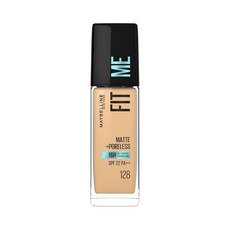 메이블린 핏미 파운데이션 매트 리퀴드 30ml, 128 따뜻한 누드 Warm Nude, 1개