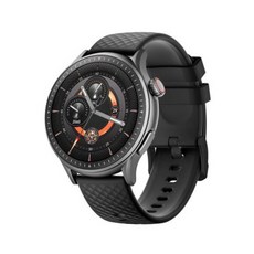 AMOLED圓螢幕智慧手錶 GTR3運動手錶 3米防水心率監測手環旗艦款, GTR3矽膠黑色, 1.43吋, 藍芽