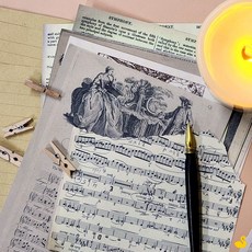 GOS 다꾸배경지 다이어리배경지 음표 사진꾸미기