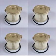 [호환제품] 4Pcs 2010PM 필터 요소 500FG/500FH 디젤 엔진 연료 물 분리기 교체 트럭 발 키트 30 MICRON, 01 FILTER