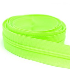 나일론지퍼 3호 (코일지퍼) 형광 - 1마(약90cm), 1개