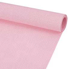 면 리넨 PVC 폴리에스터 크로스 스티치 자수 원단 DIY 의상 공예, 1개, 핑크 268
