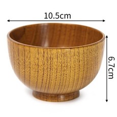 日式痠棗木碗 兒童家用 宝宝嬰兒 複古實木小飯碗 木質餐具 木頭碗, 1個