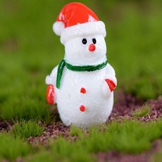 데코 장식 미니어처 파츠 액세서리 - 야광 눈사람 6종