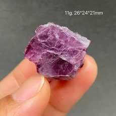 100% 천연 청색 형석과 크리스탈 공생 원석 광물 표본 원산지 중국 내몽고., 03 7