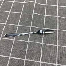 進口不銹鋼小匙小叉組，甜點匙咖啡匙水果叉，精緻餐具提升生活品味, 1個, 小叉