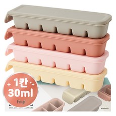 퍼기 이중 밀폐 이유식 큐브 6구, 4개