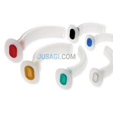 의료용 기도확보 석션 에어웨이 성인용 3/4호x2개 airway 기관지용, 옵션1: 3 (86mm)/Green, 2개