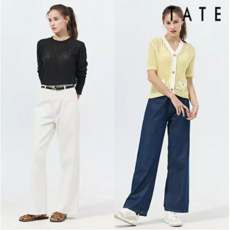 [테이트] 여성 린넨 블렌드 데님 팬츠 2종 554845
