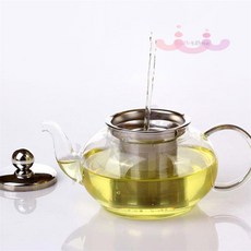 에버템즈 내열 유리 주전자 1L 보온티포트 유리포트 차주전자 찻주전자