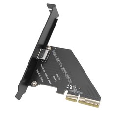PCIe to Oculink SFF-8612 어댑터 외장 그래픽 카드 NVMe SSD GPU EGPU 4.0 X4 OS X용 Wins Linux용, PCIe to Oculink SFF-8612 어댑터 외