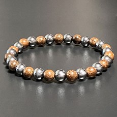 테라헤르츠 단목 묵주팔찌 6mm 여성-M 17.5cm, 1개