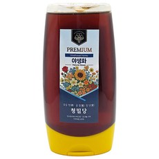 청밀당 거꾸로 튜브 500g 베트남 자연 벌꿀 100% 야생화, 1개