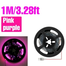 LED 전체 스펙트럼 성장 램프 USB 5V 식물 성장 빛 스트립 0.5M 1M 2M 3M 실내 수경 법 씨앗 조명 LED 모, [02] 1M 60leds, [01] 2 year warranty, [01] No Waterproof, 1개