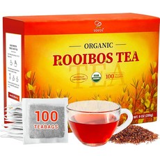 Soeos 루이보스 티 티백 100개입 1박스, 250g, 1, 100