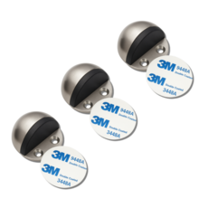 베리버터 강력고정 문 쾅 방지 반달형 바닥 스토퍼, 3개