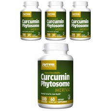 Jarrow FORMULAS 賈羅公式 薑黃素素食膠囊 500mg, 60顆, 4罐