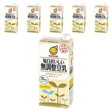 marusan 丸三 每日美味豆乳, 6瓶, 1L