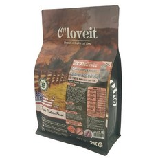 O'loveit 歐力 無穀天然凍乾貓糧 雞肉+鮭魚口味, 1個, 2kg, 雞鮭火雞