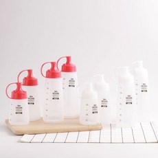 소스통 초장통 시럽병 리필용기 업소용 투명 카페시럽통 업소용소스통 기름병, 04 모던통(특대)레드, 1개