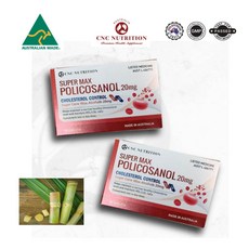 씨앤씨뉴트리션 호주 폴리코사놀 20mg 180캡슐 고함량 사탕수수 추출 왁스 알코올 제재, 180정, 1개