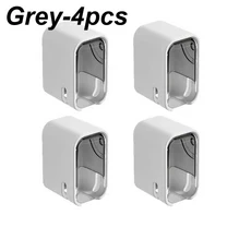 통풍이 잘되는 디자인의 벽걸이형 칫솔 홀더 수동 및 전동 칫솔용 고습도 화장실용, 07 Grey-4pcs