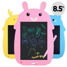 키드아이템 애니멀스마트만능패드(1p) 8.5인치 전자 메모 완구, 핑크