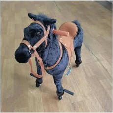 흔들목마 사이클 호스라이딩 100kg 하중 지지 타기 말 승마 의자 흔들말, B. 블랙(75cm 100kg), 1개