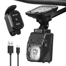 ROCKBROS 1000LM 자전거 전면 라이트 자전거 헤드라이트 컷오프 라인 지능형 전력 표시 화면 고휘도 라이트, 01 M6-pk(with holder B), 1