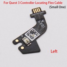 컨트롤러 하우징 쉘 카메라 조이스틱 전원 이어폰 위치 파악 플렉스 케이블 금속 버클 렌즈 OculusQuest 3 VR용, small flex left