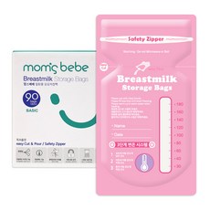 맘스베베 베이직 일회용 모유저장팩 180ml, 30개입, 3개